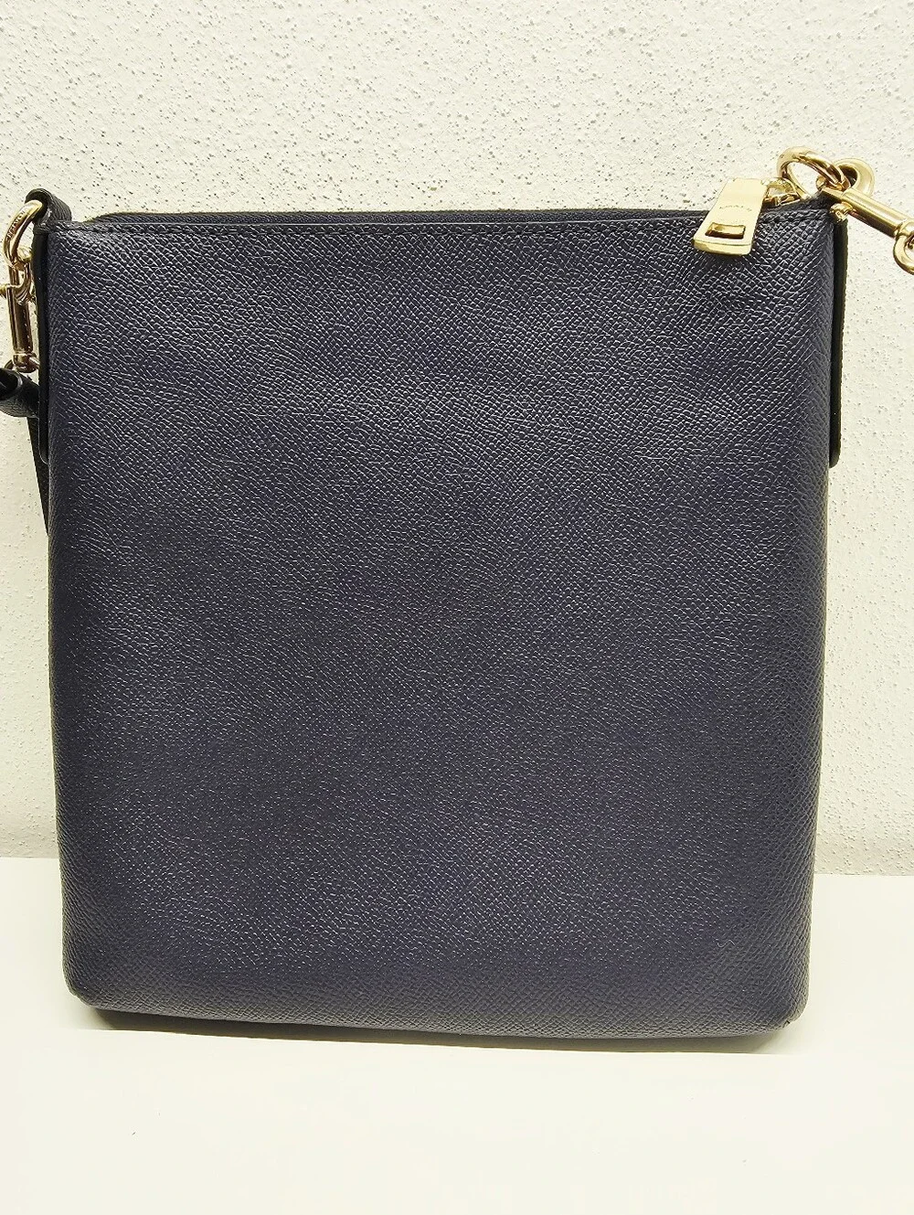 Coach Kitt Mesenger Crossbody Navy Blue Gold-Tone Hardware